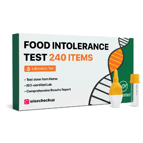 Food Intolerance Lab Test (240 items) GetTested