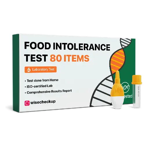 Food Intolerance Lab Test (80 items) GetTested