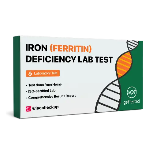 Iron (ferritin) Deficiency Lab test GetTested