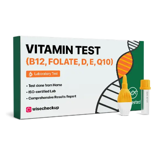 Vitamin Lab Test (B12, Folate, D, E, Q10) GetTested